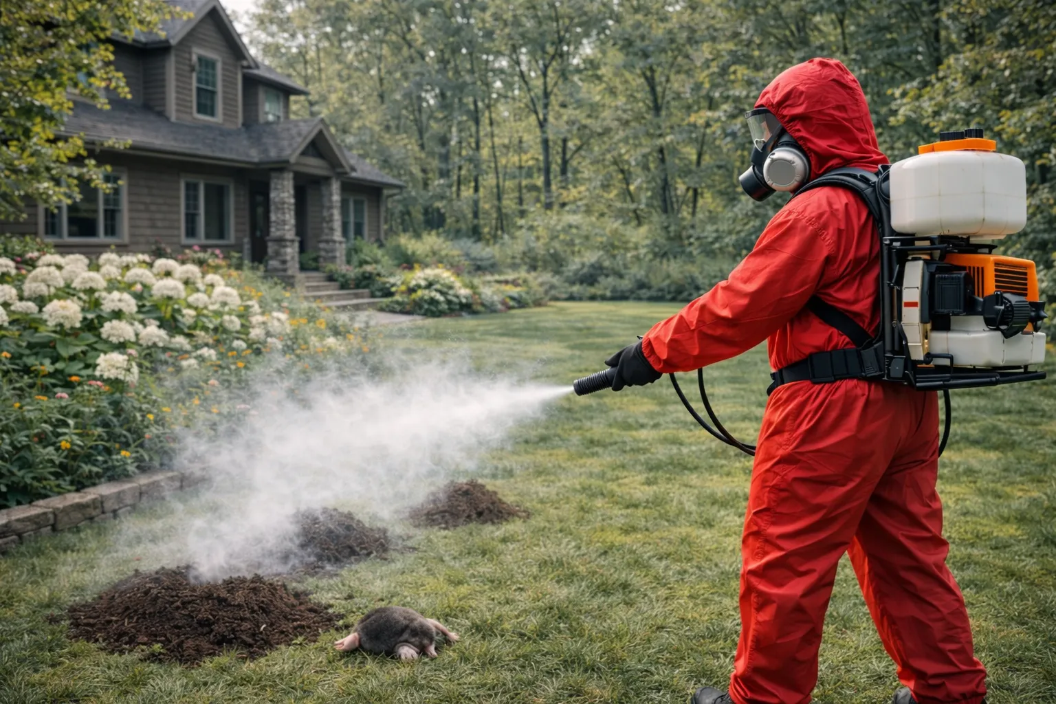 Уничтожение кротов без записи