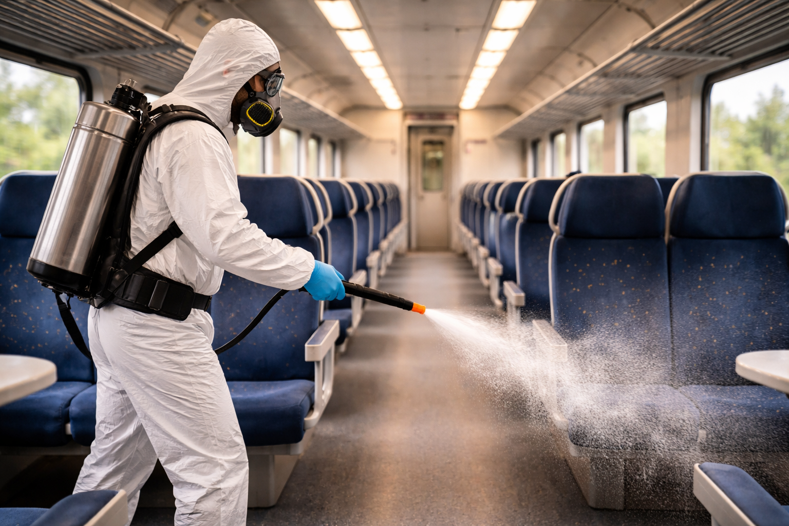 Дезинфекция вагонов без очереди