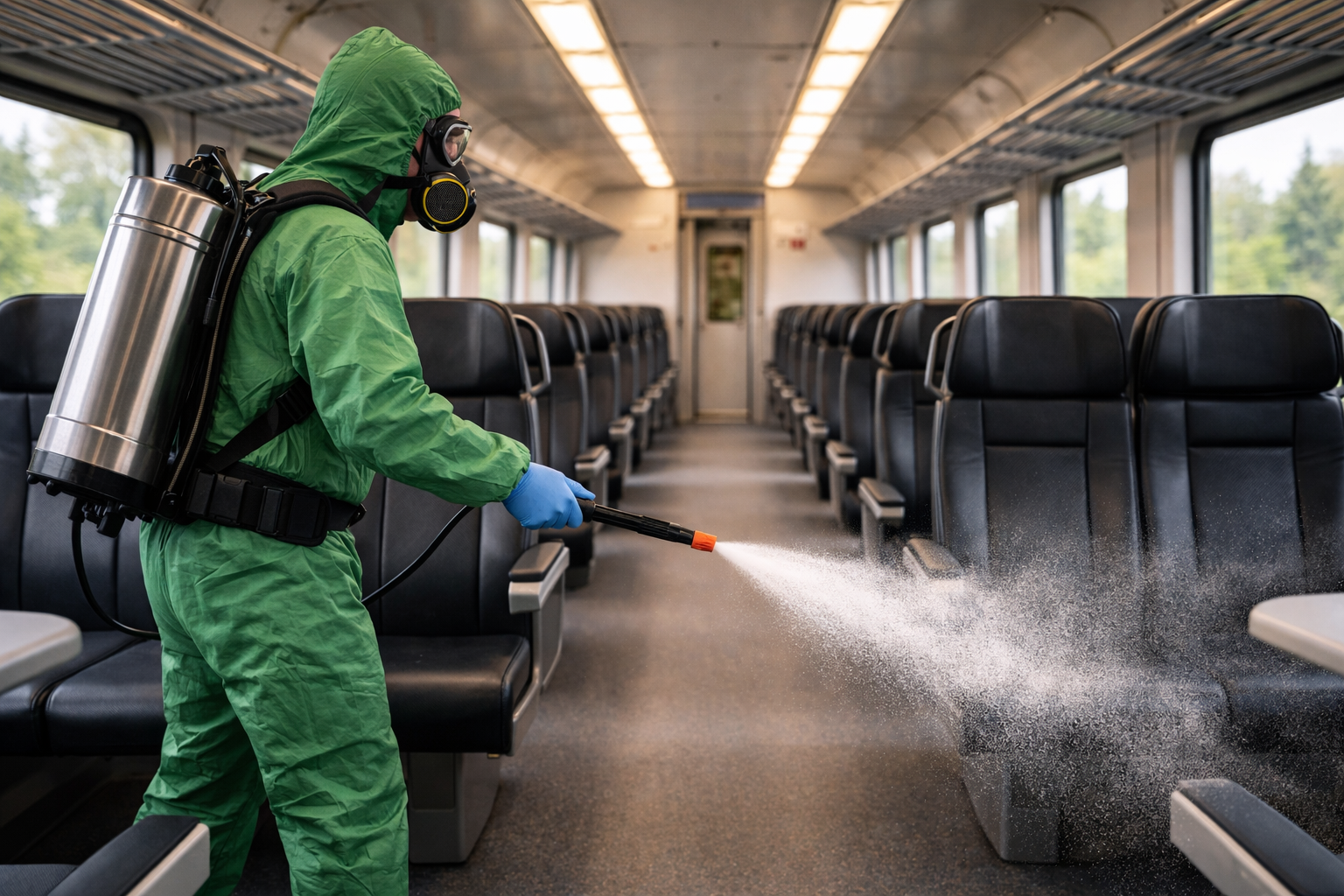 Дезинфекция вагонов качественная